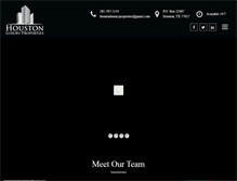Tablet Screenshot of houston-luxuryproperties.com